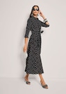 Shirt dress with polka dots thumbnail 4