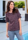 T-shirt en jersey avec motif à rayures thumbnail 5