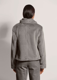 Short faux fur jacket thumbnail 3