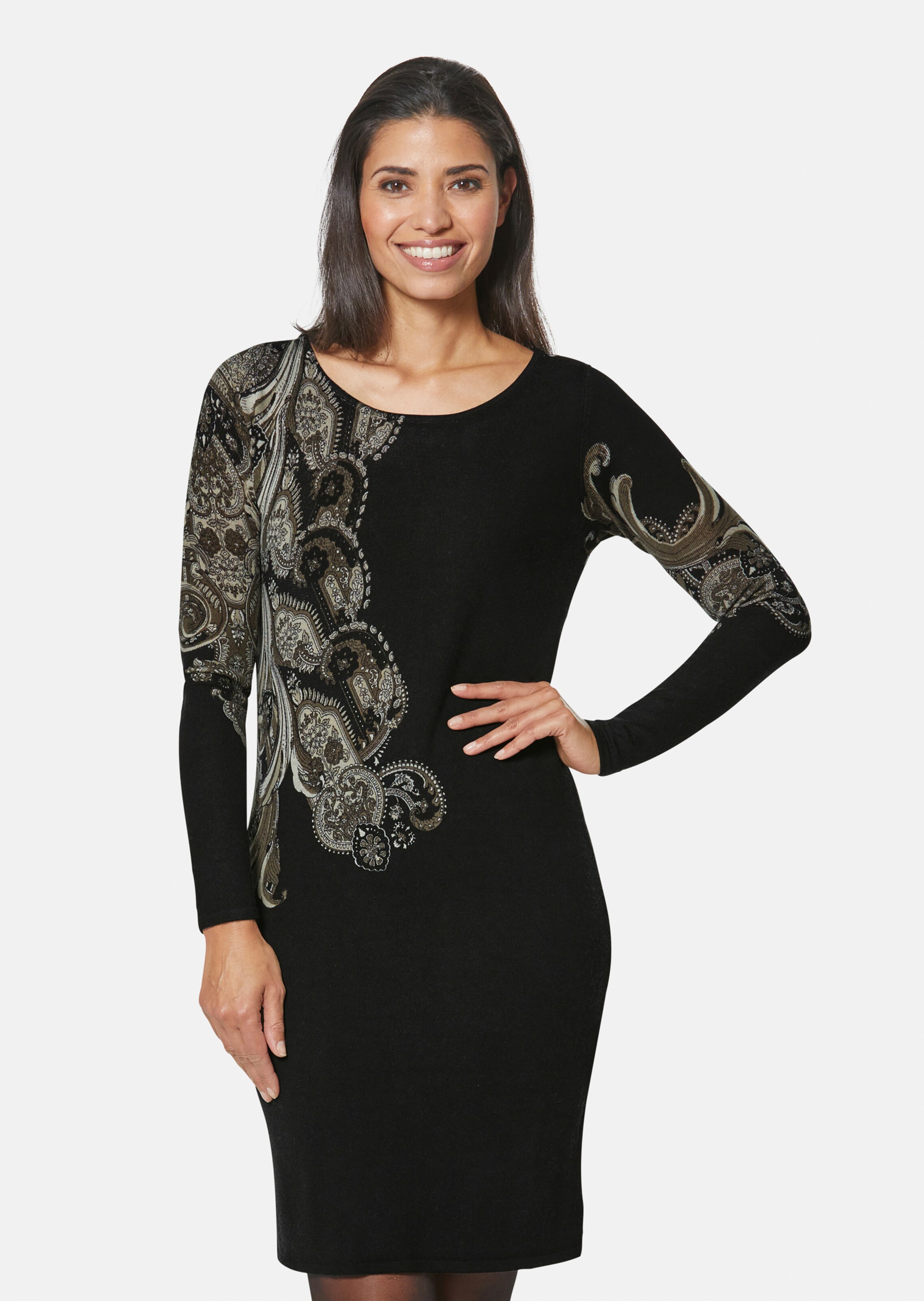 Robe en maille. Laine de mérinos