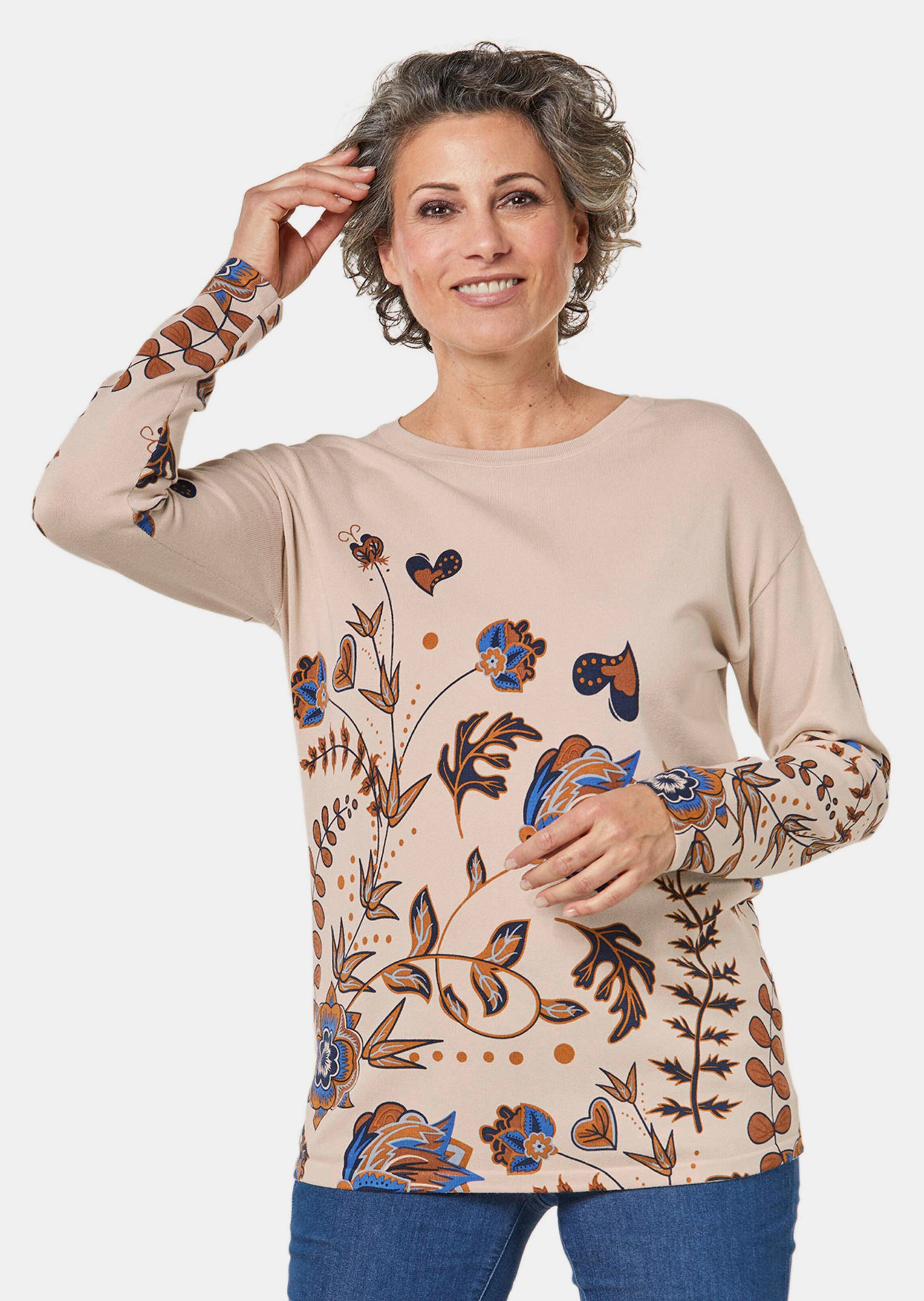 Trageangenehmer Druckpullover