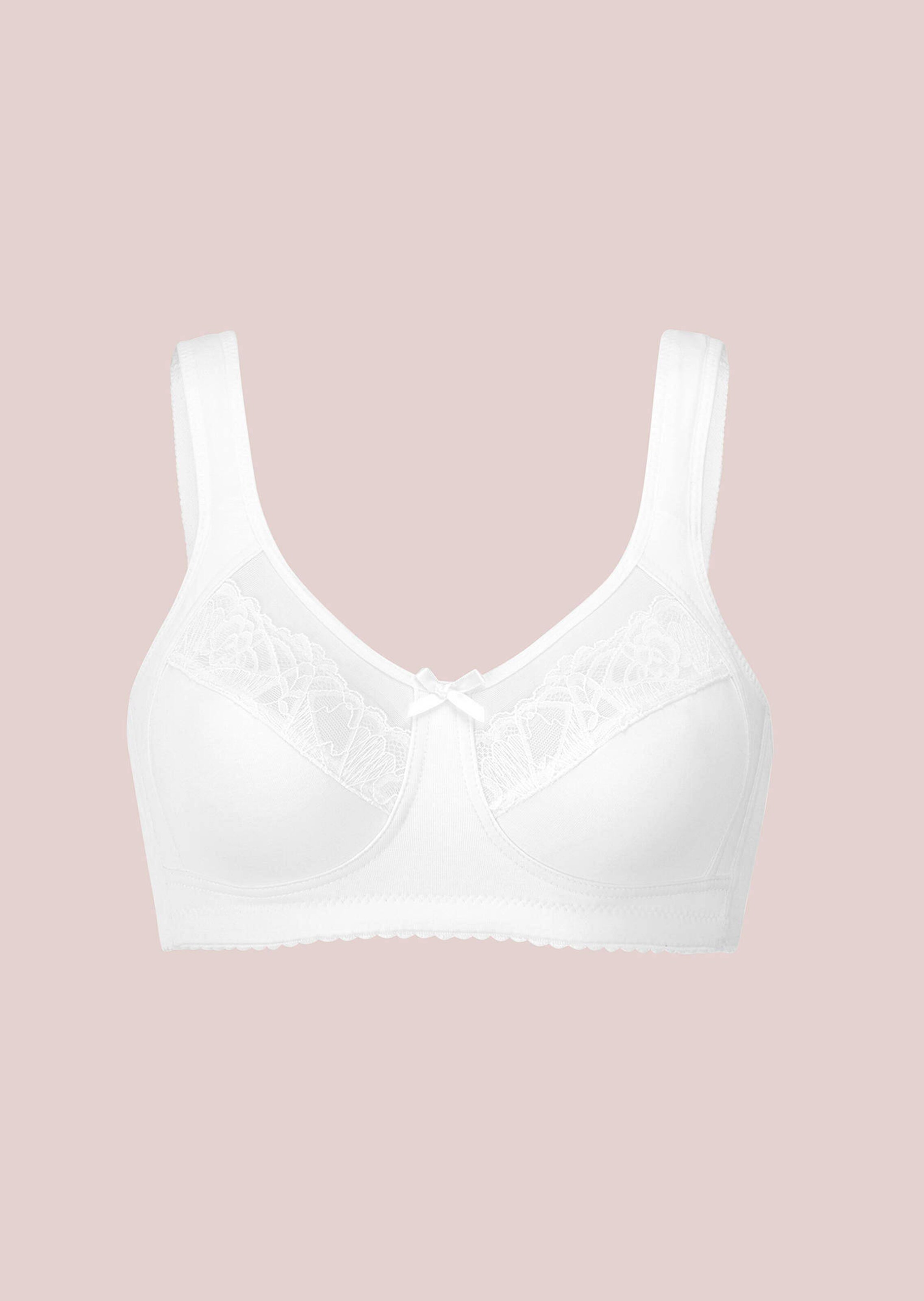Soutien-gorge sans armatures, avec dentelle