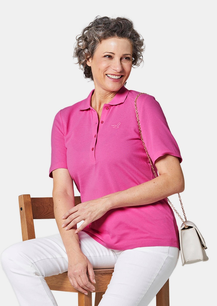 Poloshirt in hochwertiger Pikee-Qualität