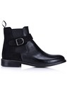 Leder-Boots mit Stretch-Einsätzen und Zierschließe thumbnail 4