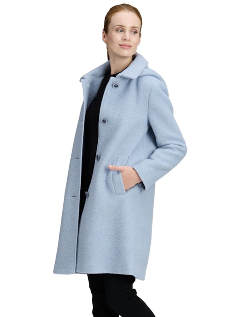 Manteau noble avec capuche amovible