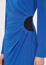 Langarm-Kleid mit seitlicher Raffung thumbnail 5