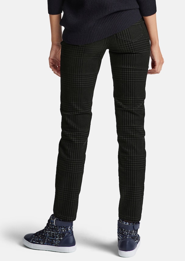 Jeans with houndstooth pattern 2