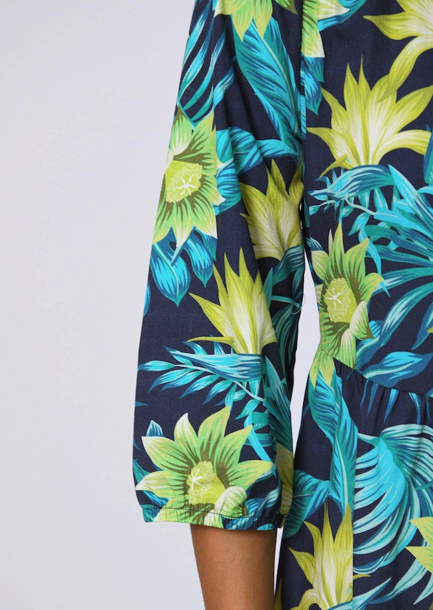 Kleid in allover floralerm Dessin 6