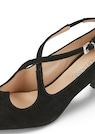 Veloursleder-Pumps mit Pfennig-Absatz thumbnail 2