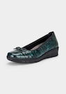 Ballerinas aus strukturiertem Lackleder thumbnail 1