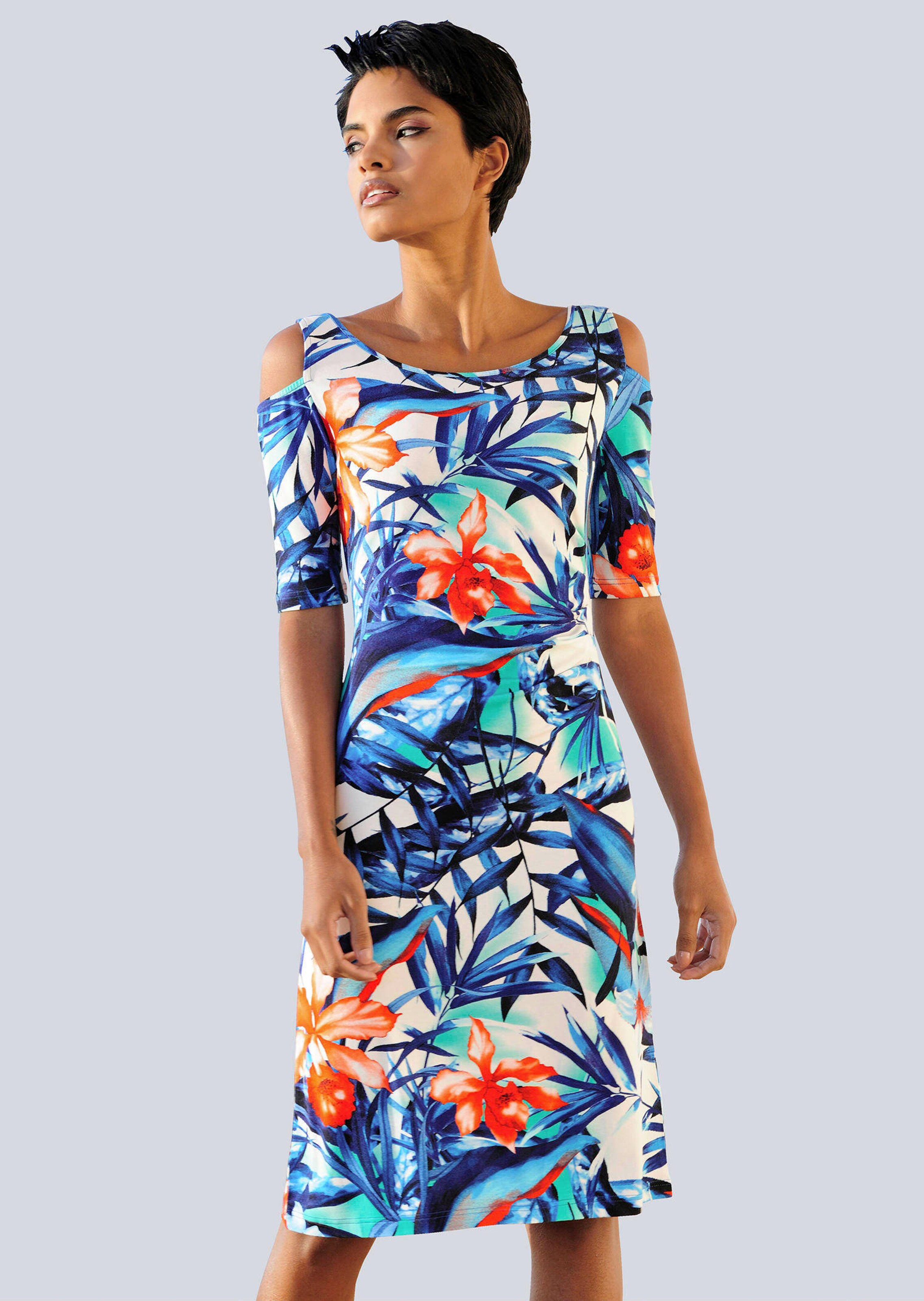 Strandkleid im Cold-Shoulder-Style