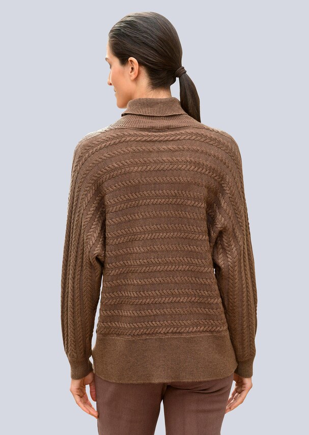 Pullover mit Fledermausärmeln 2