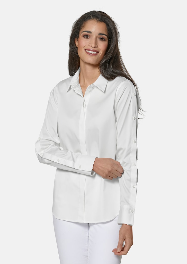 TALBOT RUNHOF X MADELEINE Shirt with sleeve button placket