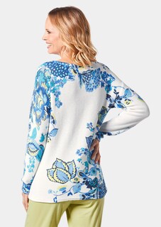Weicher Pullover mit Alloverdruck thumbnail 3