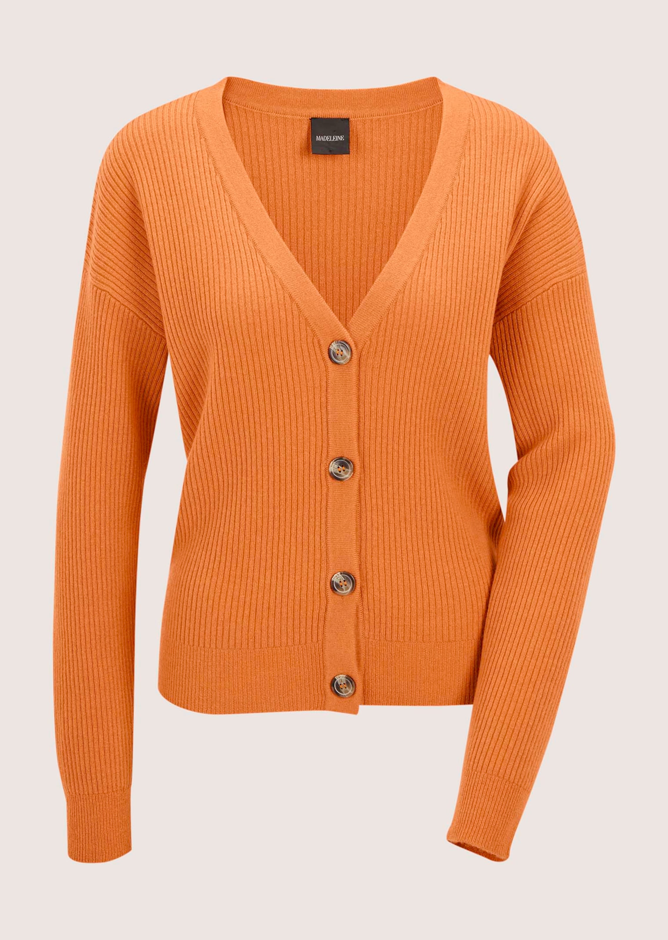 Cardigan in pastel orange | MADELEINE Fashion