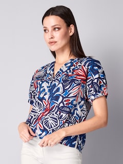 Bluse mit V-Ausschnitt thumbnail 7