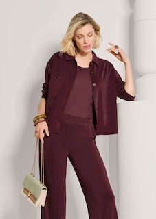 Oversized shirt with patch pockets thumbnail 4