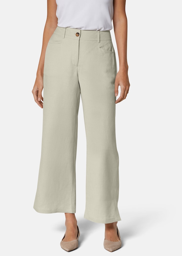 Culottes with high waistband