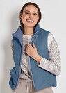 Omkeerbaar vest met tricot en gewatteerde kant thumbnail 5