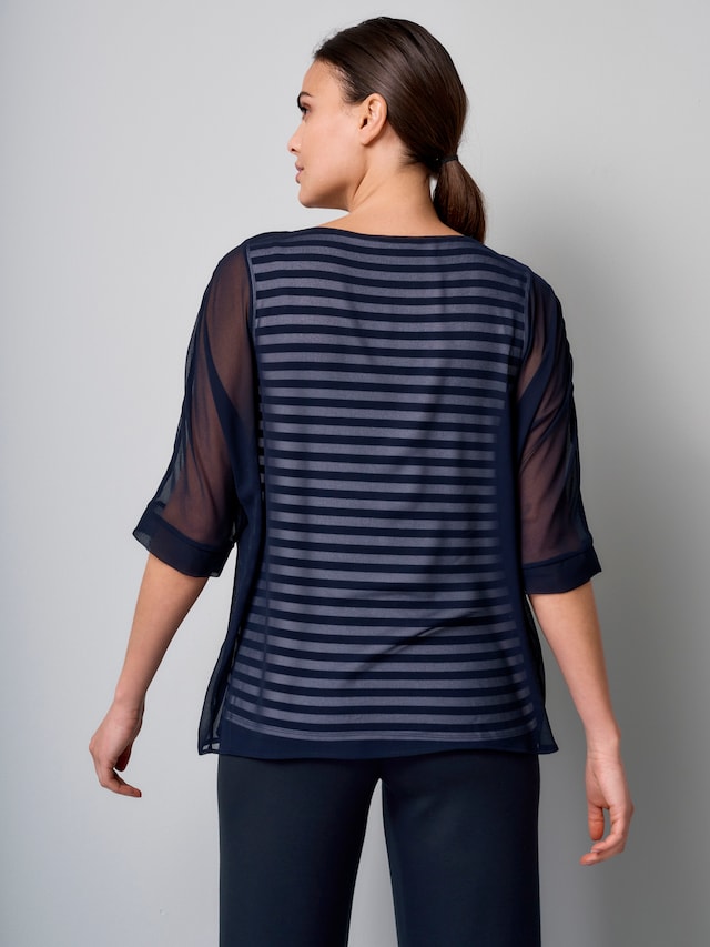 Bluse in Streifendessin 2