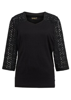 T-shirt avec manches en dentelle thumbnail 6
