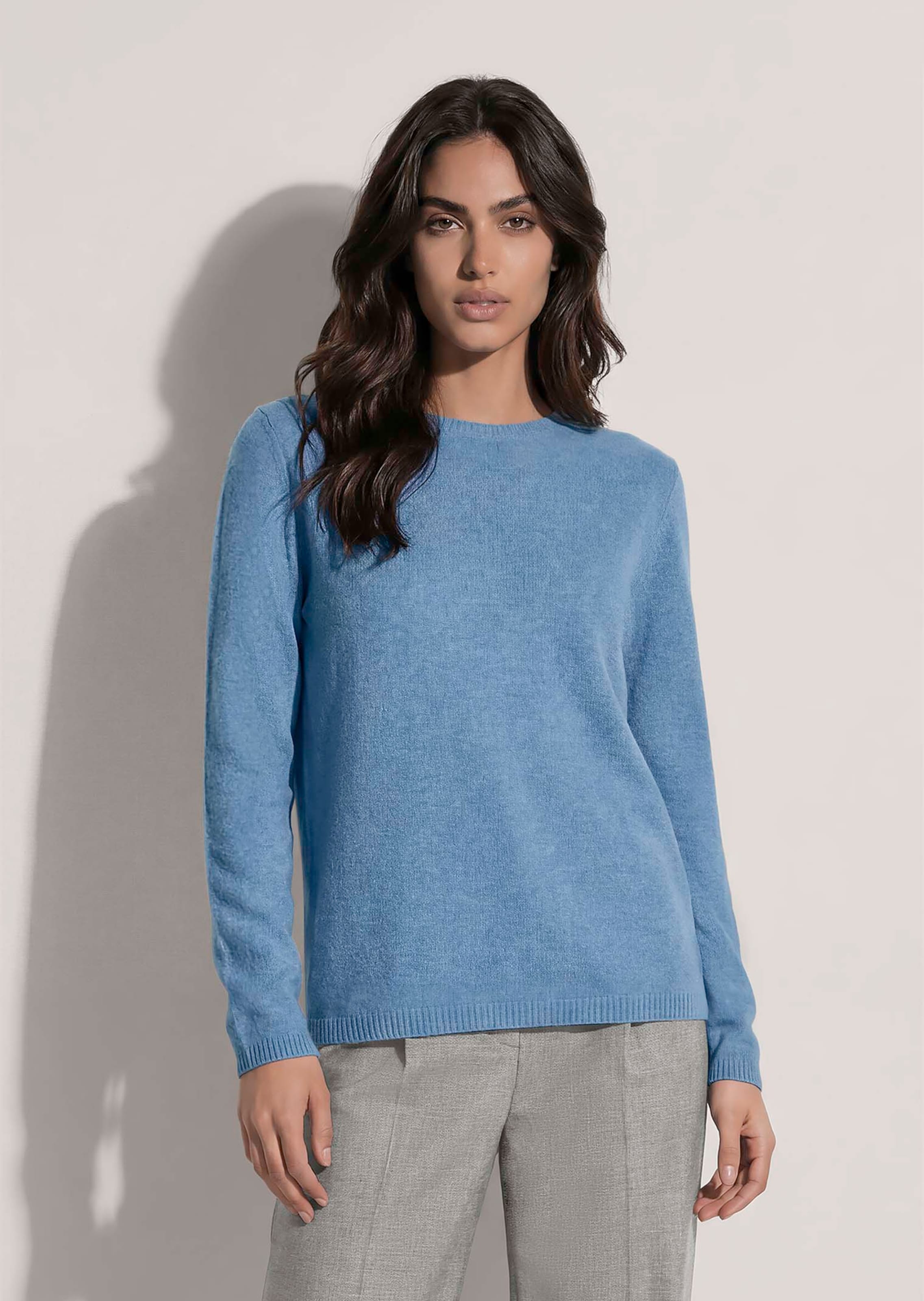 Pull à col rond en Good Cashmere