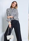Baumwollbluse mit Streifen thumbnail 7