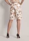 Leinen-Bermuda mit floralem Print thumbnail 4