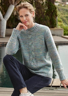 Strickpullover mit Zopfstrick thumbnail 7