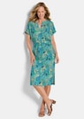Viskose-Kleid mit Bindegürtel thumbnail 1
