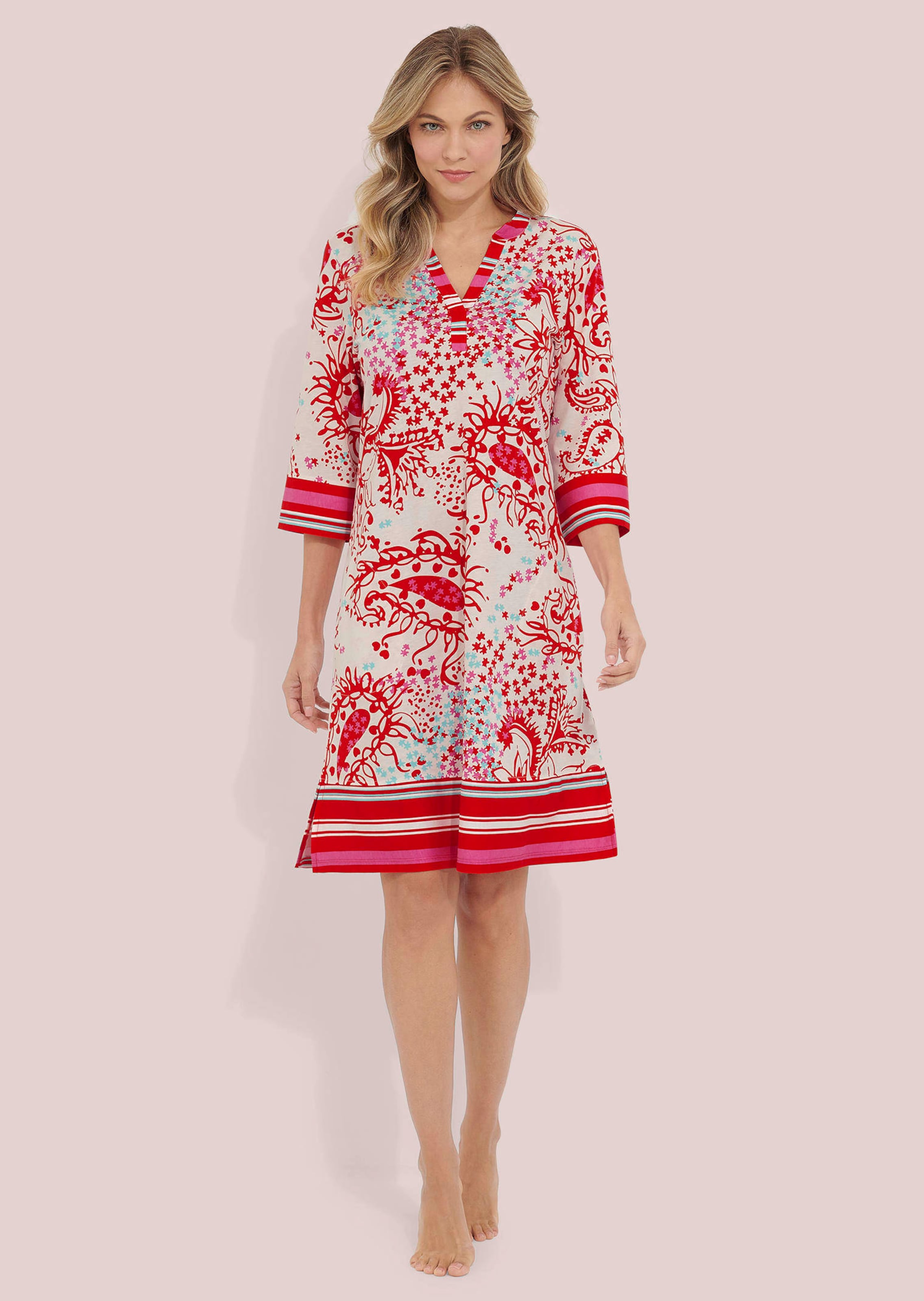 Nachthemd aus Baumwolle und Modal