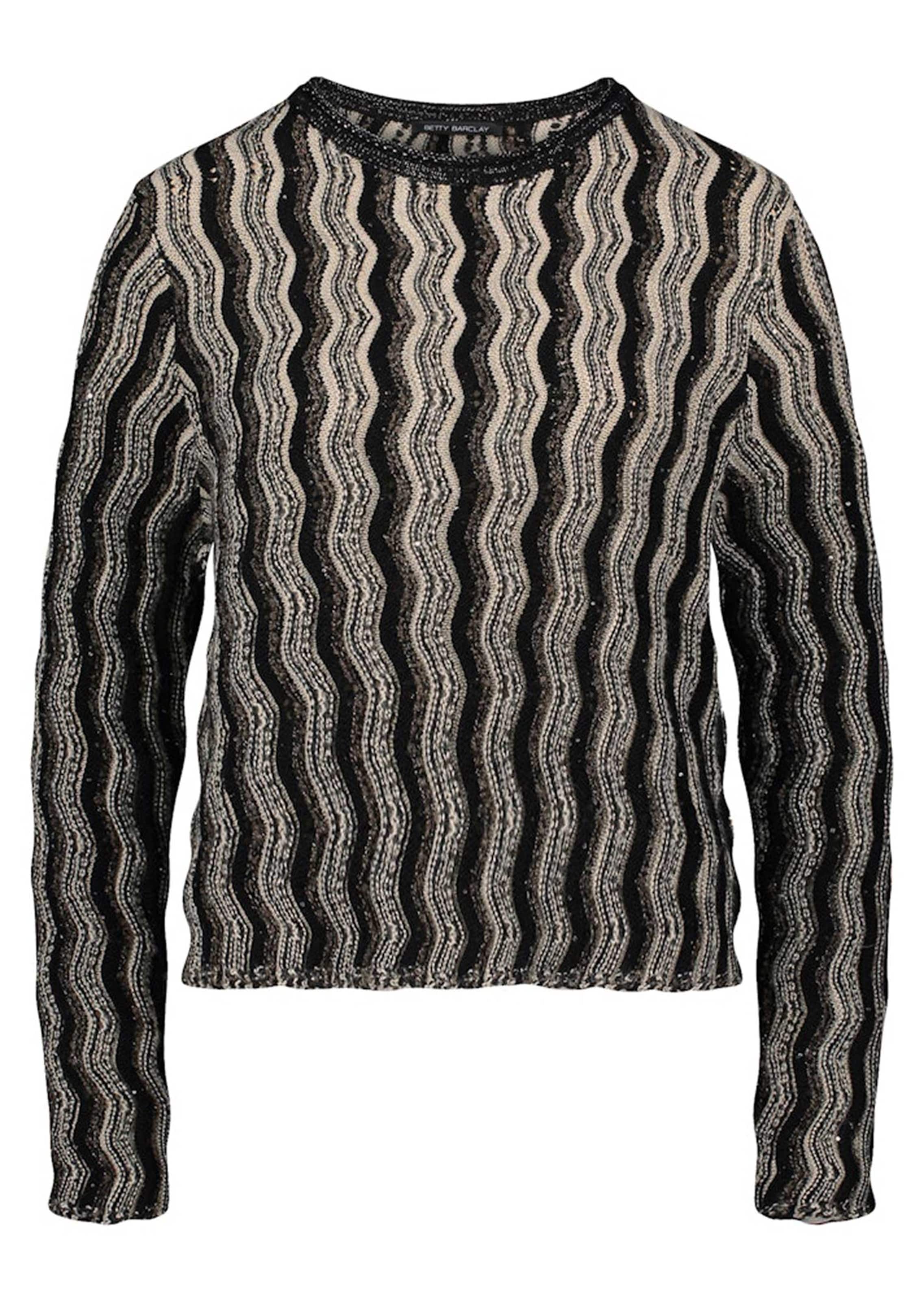 Strickpullover mit Wellenmuster