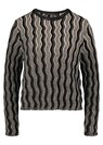 Pull en tricot à motif ondulé thumbnail 6
