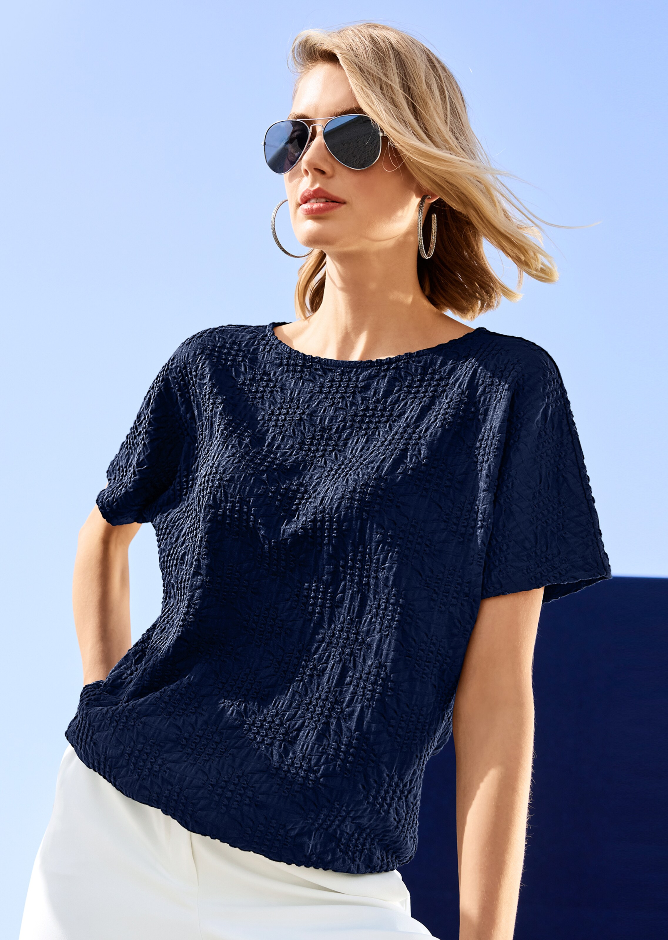 Sweatshirt mit Gummibund