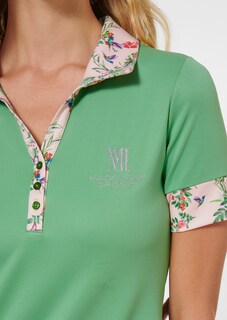 Polokleid mit kurzem Ärmel und floralen Akzenten thumbnail 5