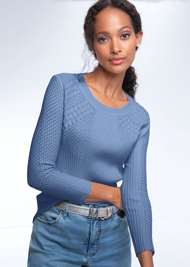 Rippstrickpullover