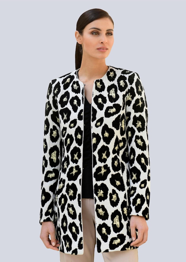 Blazer aus Jaquard-Gewebe
