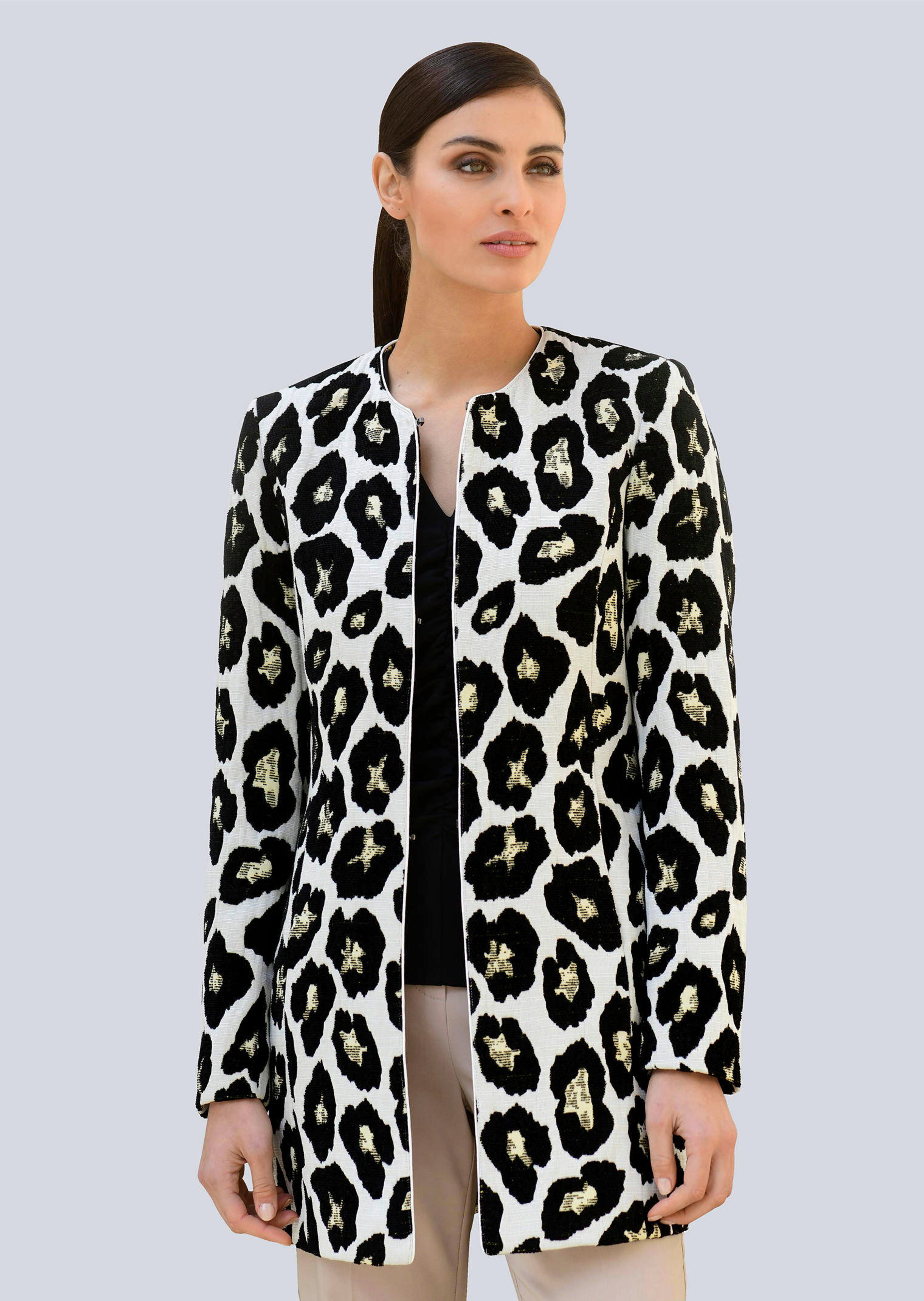 Blazer aus Jaquard-Gewebe
