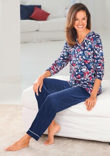 Katoenen pyjama met lange mouwen thumbnail 1