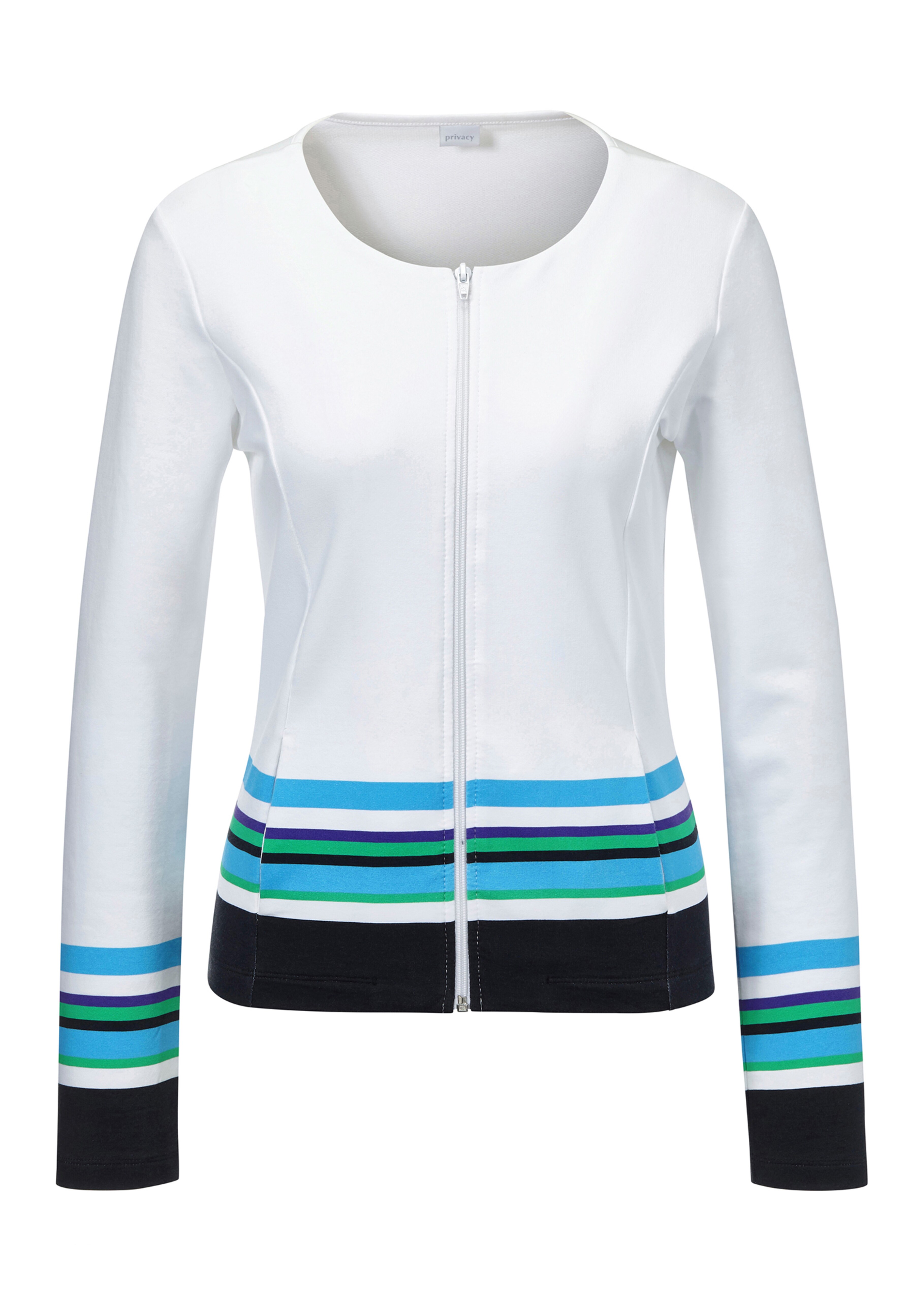 Freizeit-Jacke mit Kontraststreifen