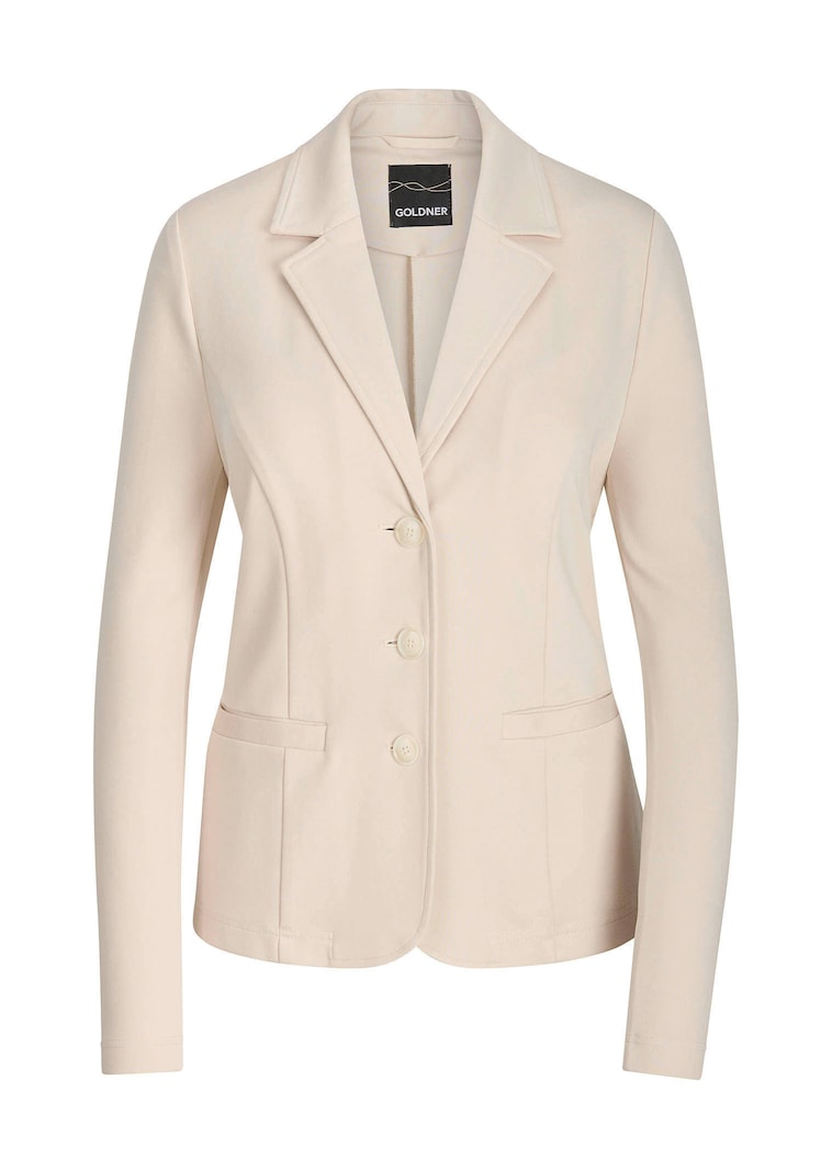 Blazer en jersey avec col tailleur