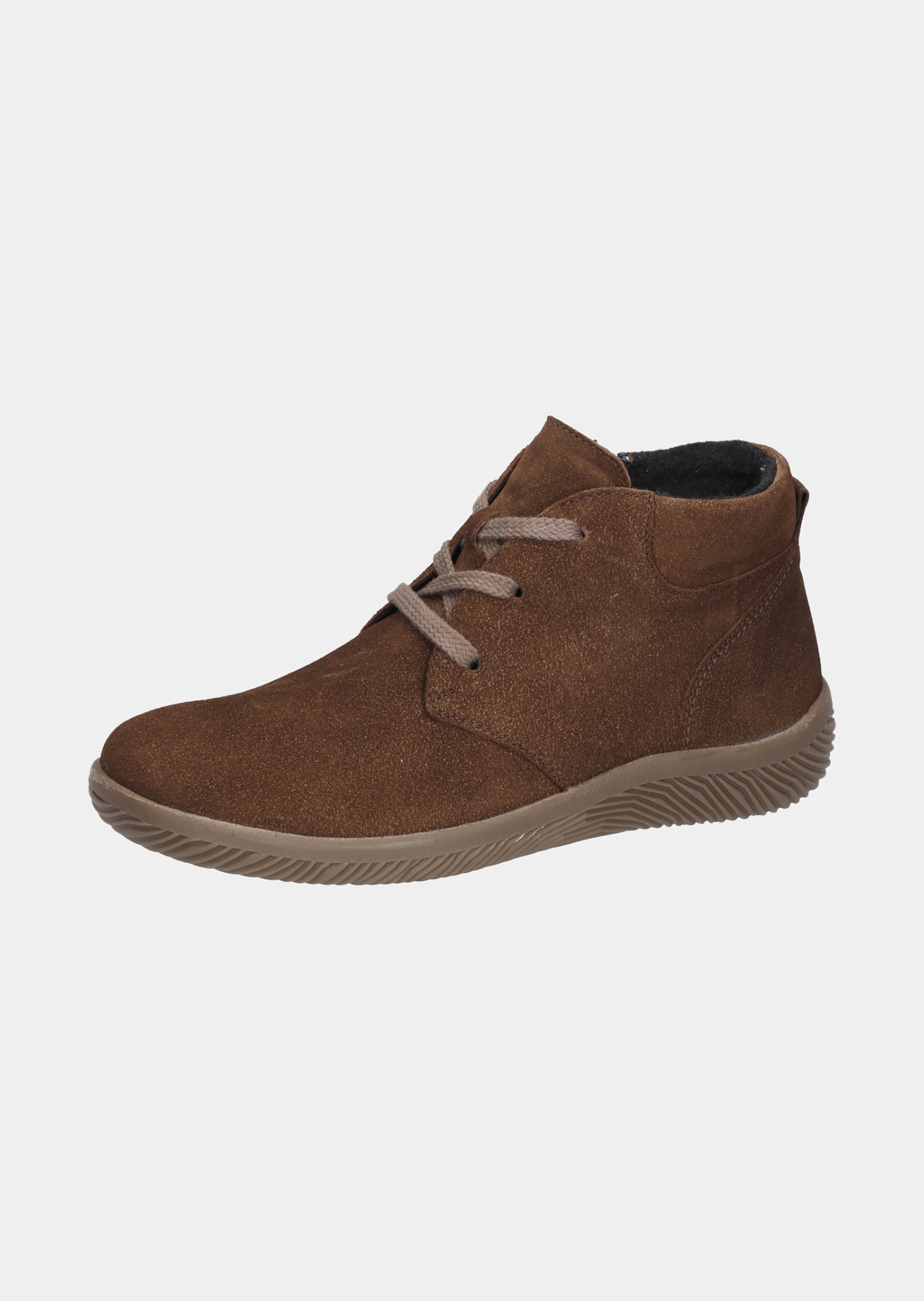 Chaussures basses en cuir velours
