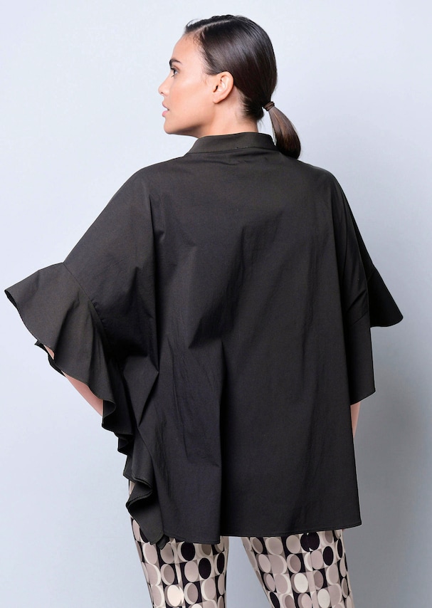 Oversizedbluse mit großem Volantärmel 2
