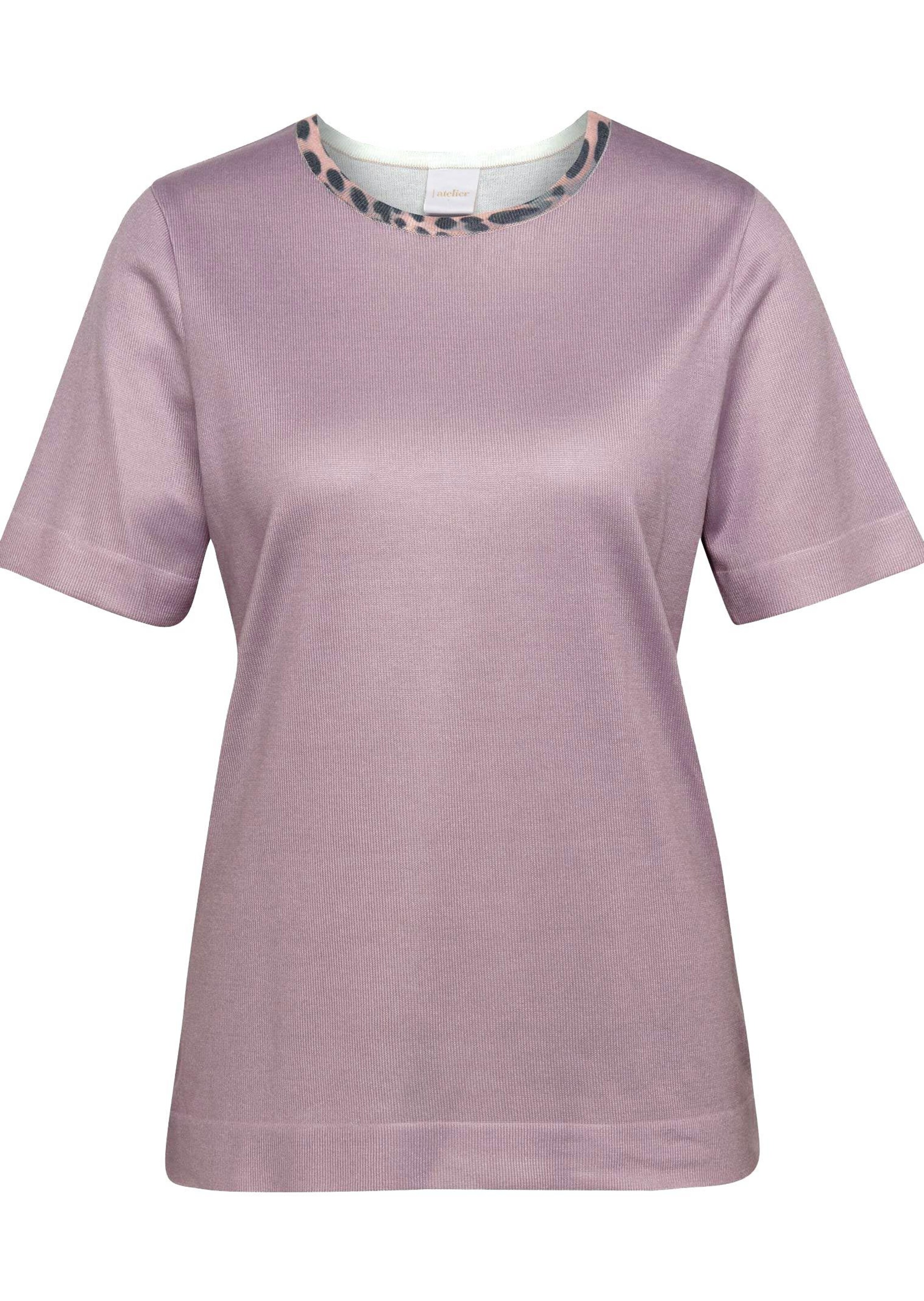 Pull imprimé Di-Strick - lilas - Gr. 48 de Goldner Fashion