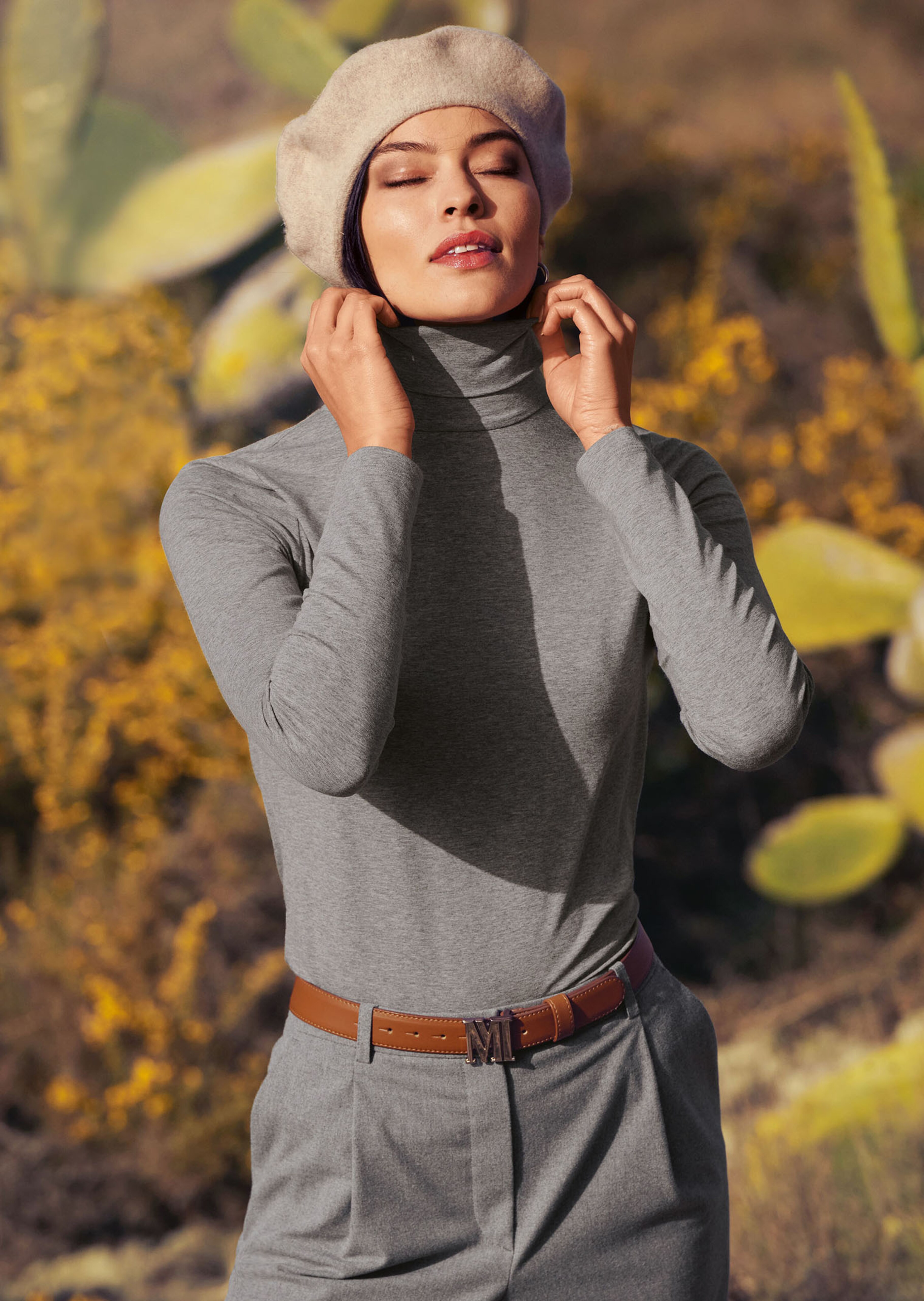 Longsleeve mit Rollkragen