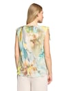 T-shirt en étoffe filet avec couture froncée aux épaules thumbnail 3