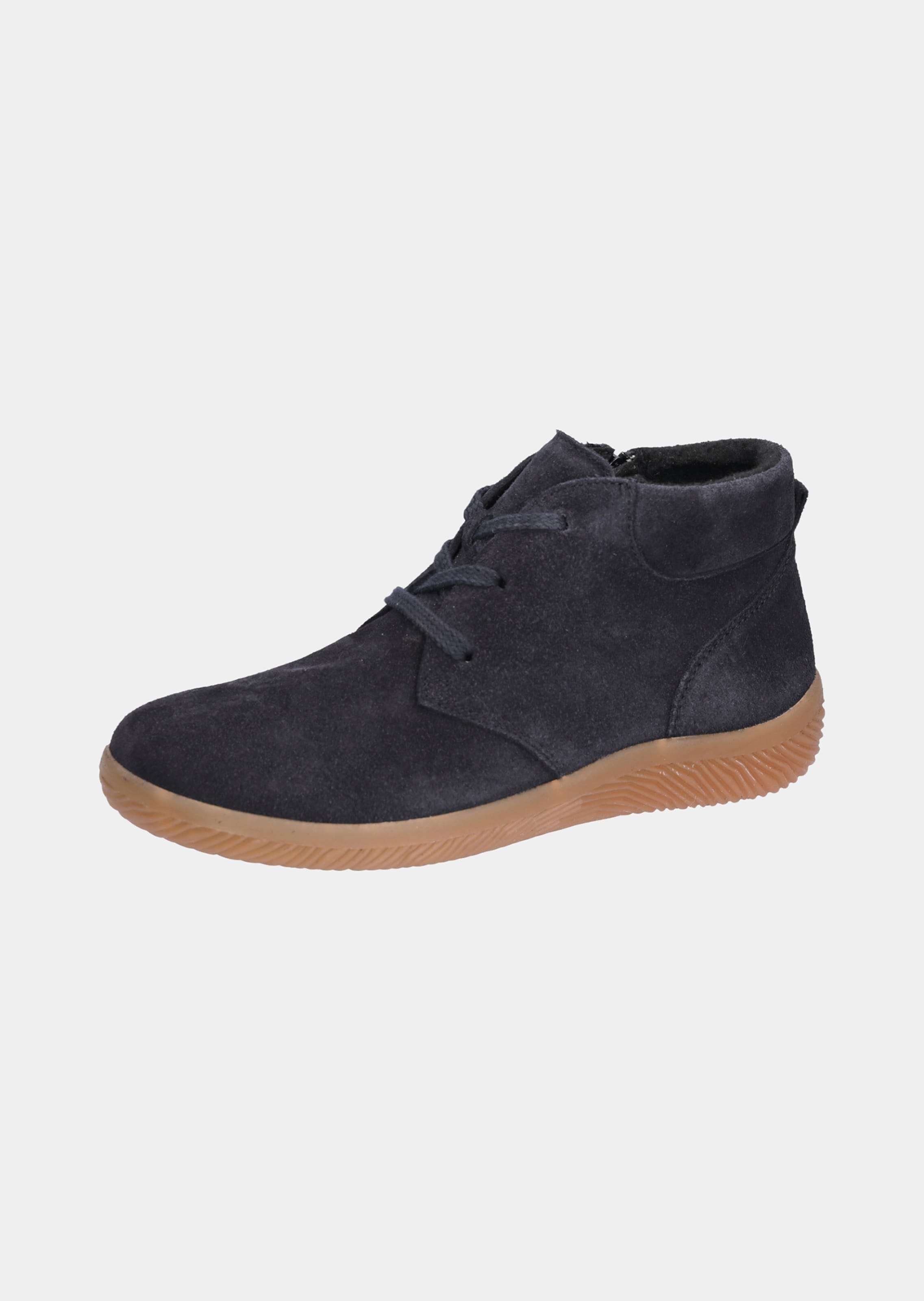Chaussures basses en cuir velours