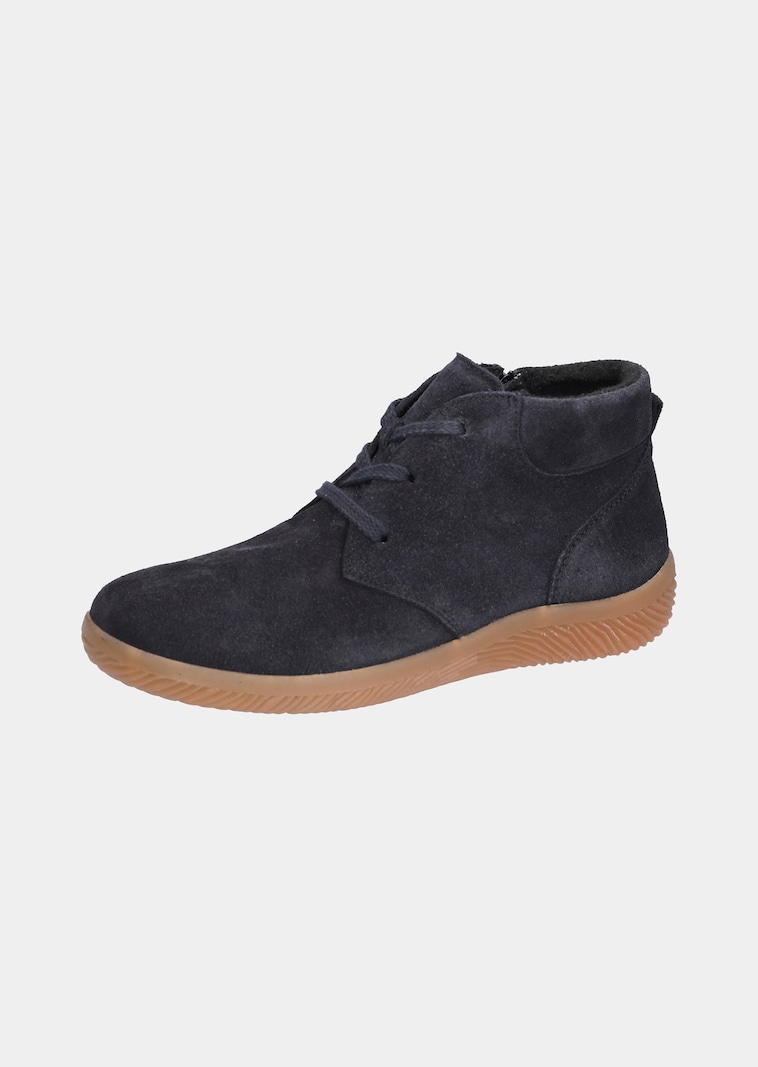 Lage schoenen van kalfssuède