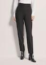 Slim-fit stretch trousers with creases thumbnail 1