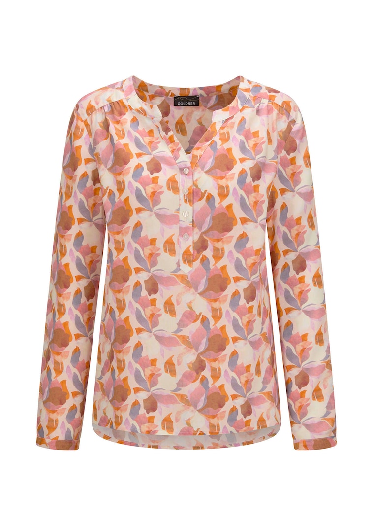 Druckbluse im Unikat-Print